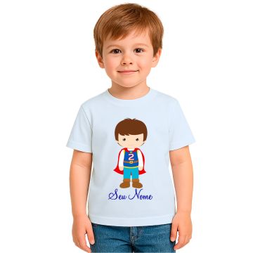 Camiseta Príncipe Capa Vermelha Estampa Personalizada