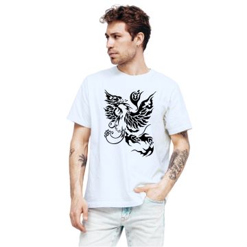 Camiseta Tribal Fênix Mística Estampa Personalizada