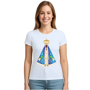 Camiseta Nossa Senhora De Aparecida Personalizada