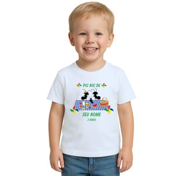Camiseta Pic Nic Piquenique Formiguinhas Personalizada
