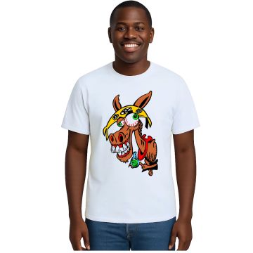Camiseta Jumento Louco Engraçada Estampa Personalizada