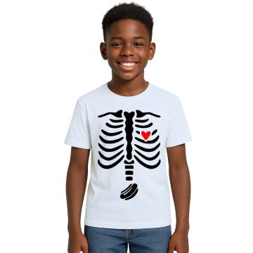 Camiseta Esqueleto Raio X Hot Dog Estampa Personalizada