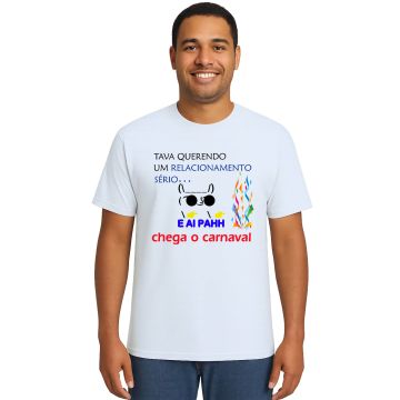 Camiseta Tava Querendo Um Carnaval Personalizada