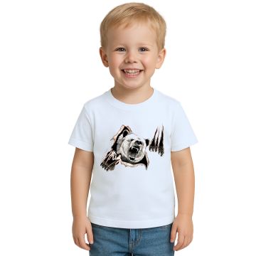 Camiseta Urso Attack Animal Estampa Personalizada
