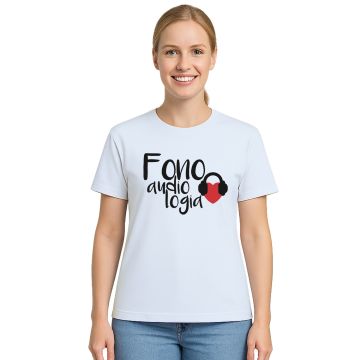 Camiseta Fonoaudiologia Universitária Personalizada