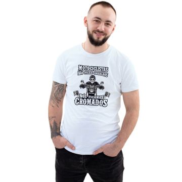 Camiseta Motociclistas Cromados Motoqueiro Personalizada