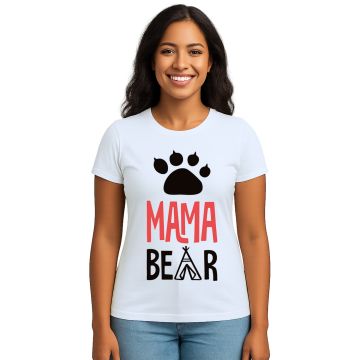 Camiseta Mamãe Ursa Mama Bear Dia Das Mães Personalizada