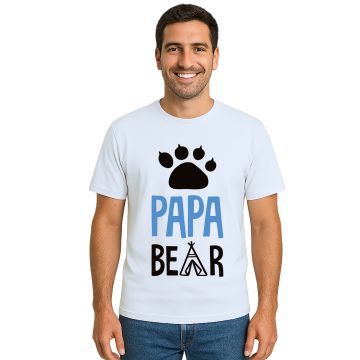 Camiseta Papai Urso Papa Bear Dia Dos Pais Personalizada