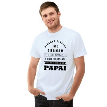Camiseta Me Chamar De Papai Dia Dos Pais Personalizada