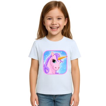 Camiseta Unicórnio Pose Licórnio Estampa Personalizada