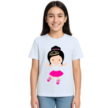 Camiseta Bailarina Balé Dança Estampa Personalizada
