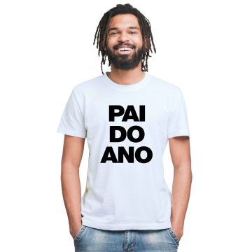 Camiseta Pai do Ano Dia dos pais Estampa Personalizada