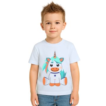 Camiseta Unicórnio Baby Licorne Estampa Personalizada