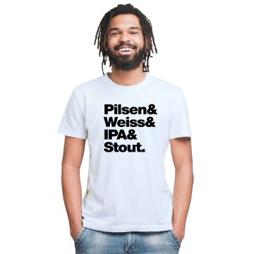 Camiseta Pilsen Weiss Ipa Stout Bebedeira Personalizada