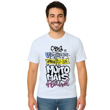 Camiseta Ventania Aprendo Ser Mais Flexível Personalizada