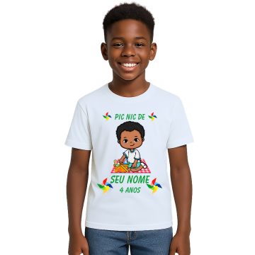 Camiseta Pic Nic Piquenique PicNic Estampa Personalizada