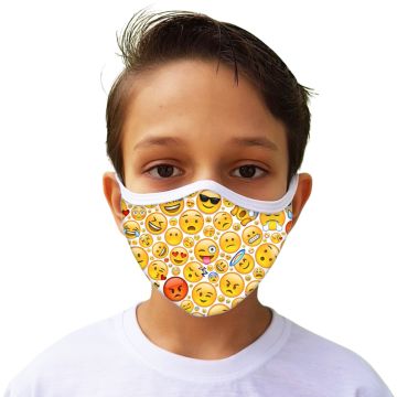 Máscara de Proteção Smiles Tecido Lavável Reutilizável
