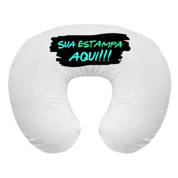 Travesseiro de Pescoço Personalizado Almofada Macia