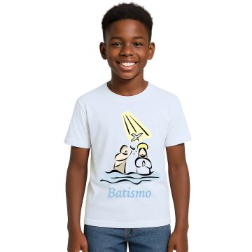 Camiseta Batizado Batismo Igreja Estampa Personalizada