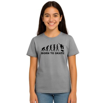 Camiseta Born To Skate Sk8 Skatista Estampa Personalizada