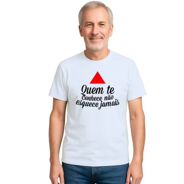 Camiseta MG Quem Te Conhece Não Esquece Jamais Personalizada