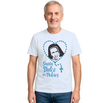 Camiseta Santa Dulce dos Pobres Estampa Personalizada