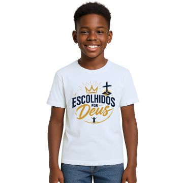 Camiseta Escolhidos Por Deus Estampa Personalizada