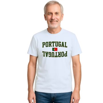 Camiseta Portugal Bandeira Estampa Personalizada