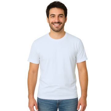 Camiseta Branca 100% Poliéster para Sublimação