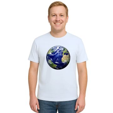 Camiseta Planeta Terra Globo Terrestre Personalizada