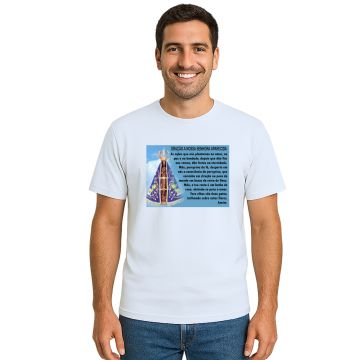 Camiseta Oração Nossa Senhora Aparecida Personalizada