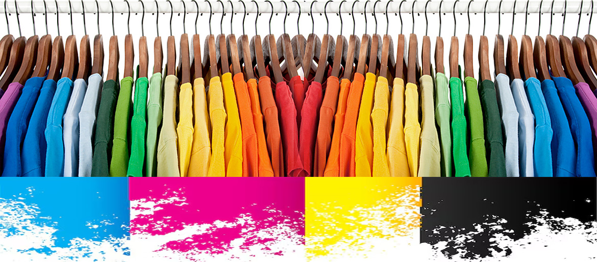 Camisetas em diversas cores